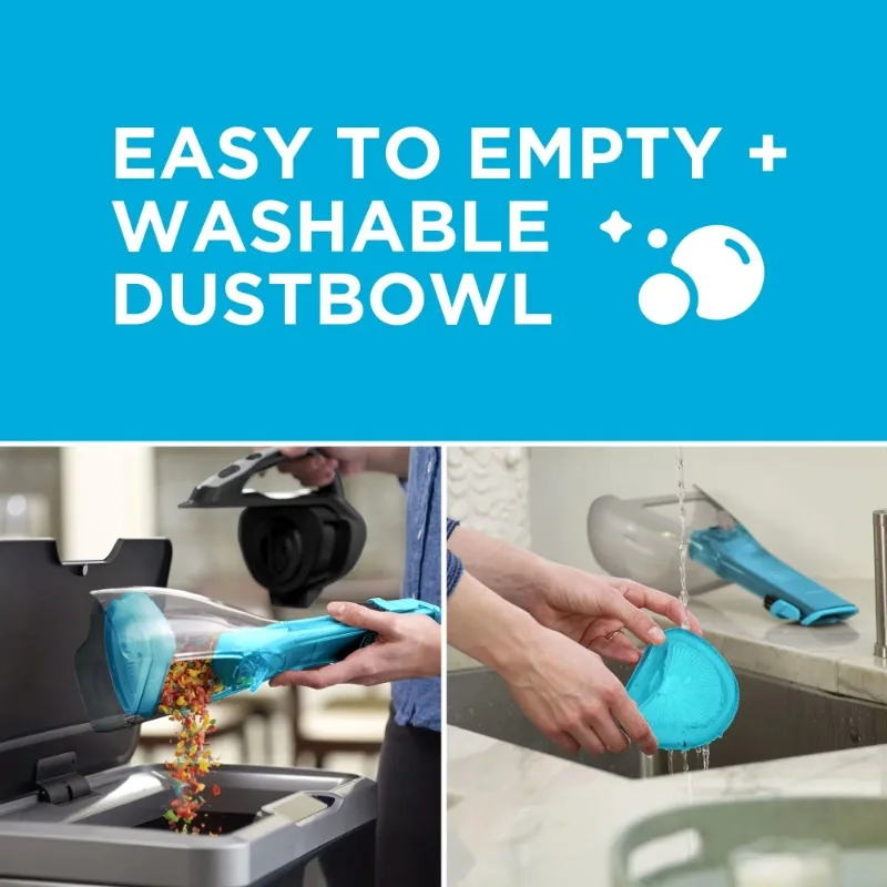 BLACK+DECKER Detailer Dustbuster Cordless Lithium-Ion Hand Vacuum, Powerful and Long Lasting Battery, HLVA315J00W