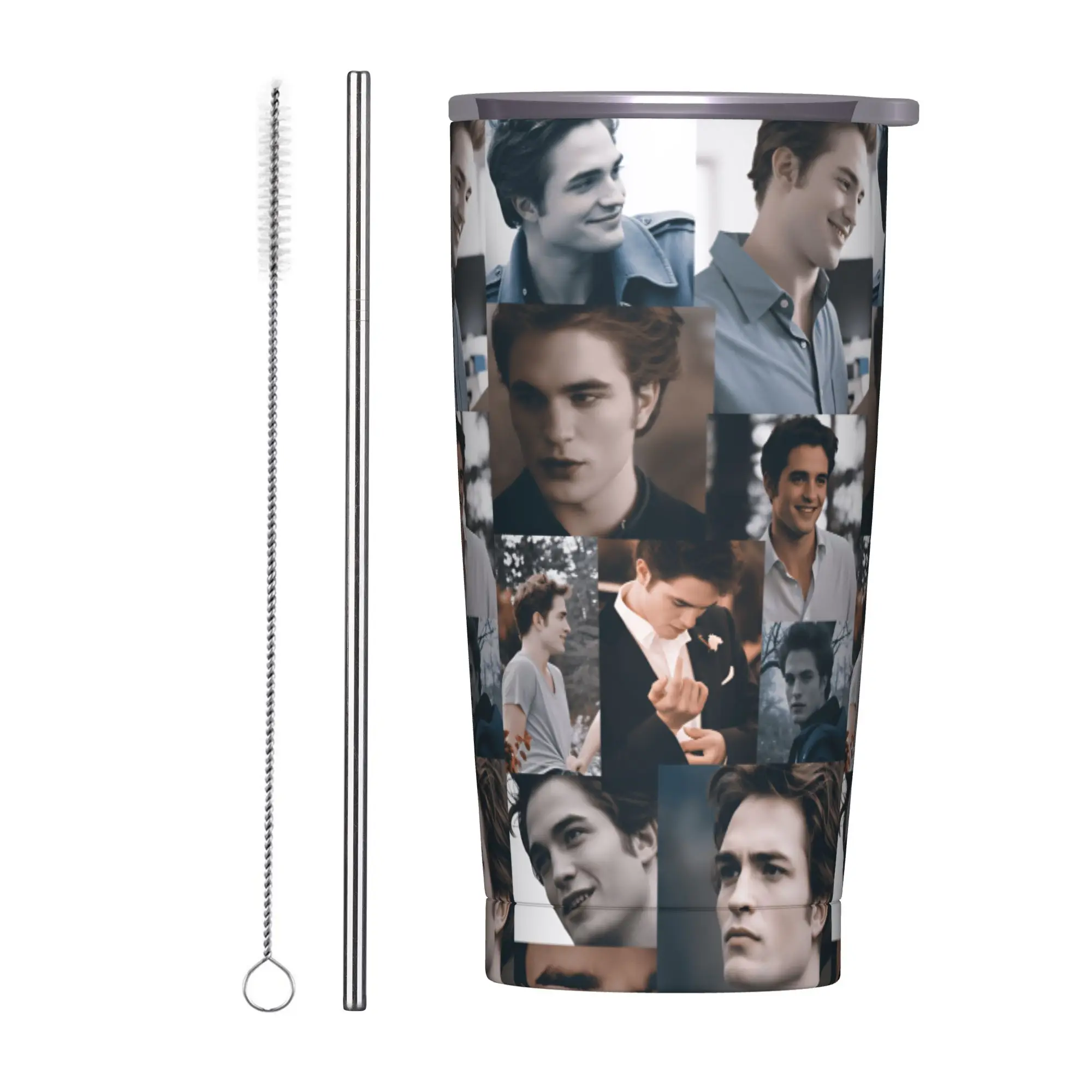 Stainless Steel Tumbler Edward Cullen Coffee Mug  Keep Heat Cold Drink Travelist Mugs Cup,