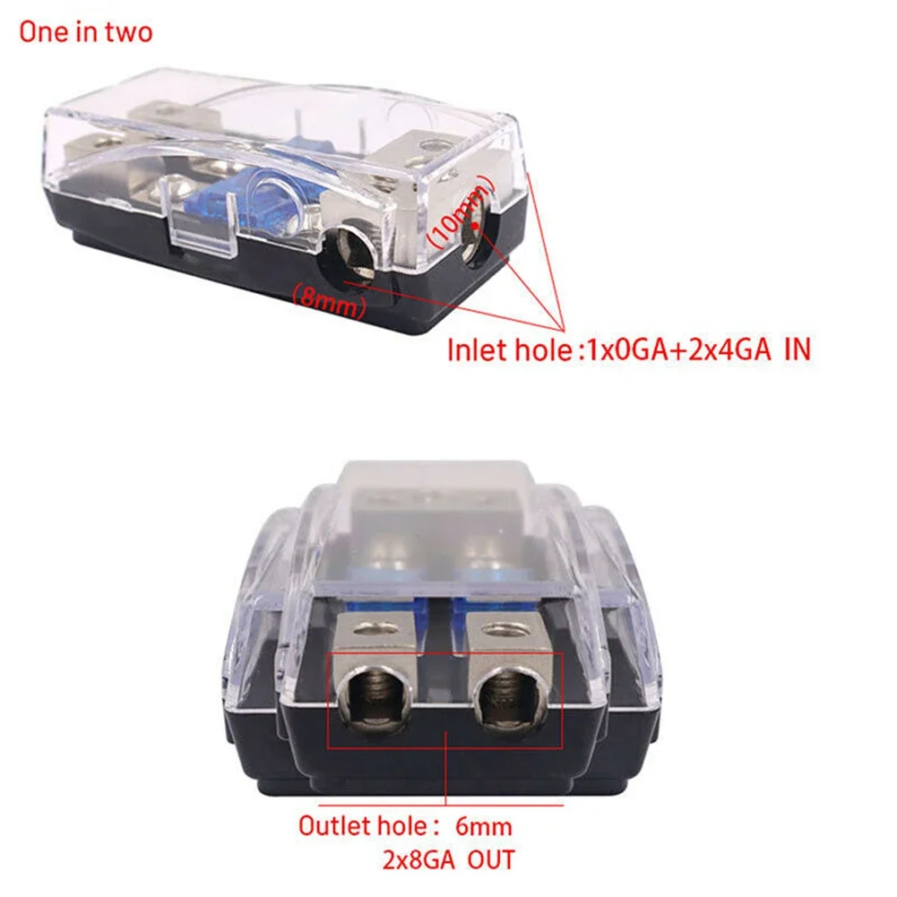 Portafusibles ANL para Audio de coche, bloque de distribución ANL de 2/3/4 vías, alta calidad, Audio estéreo, 100% nuevo