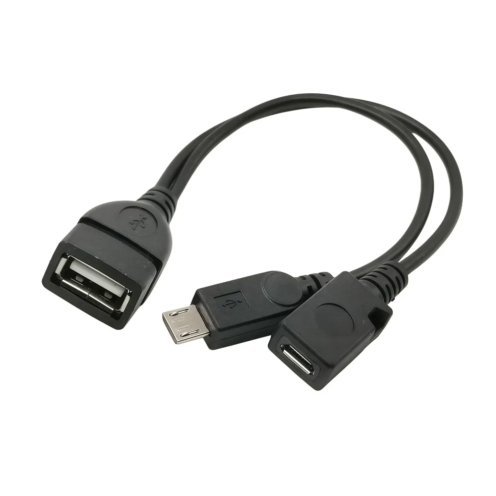Micro USB Port Terminal Spliter Otg Cable for Fire Tv 3 or 2nd Gen Fire Stick PC Hardware Cables Adapters Converter Extender