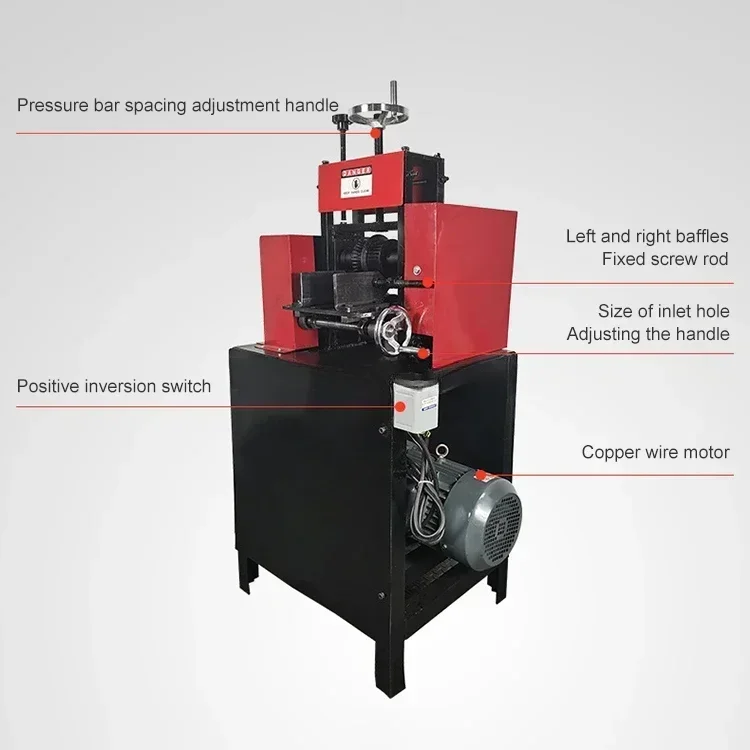 

Non slip Double Blades insulated wire stripper cable stripping machine electric cable recycling machine Hot sales