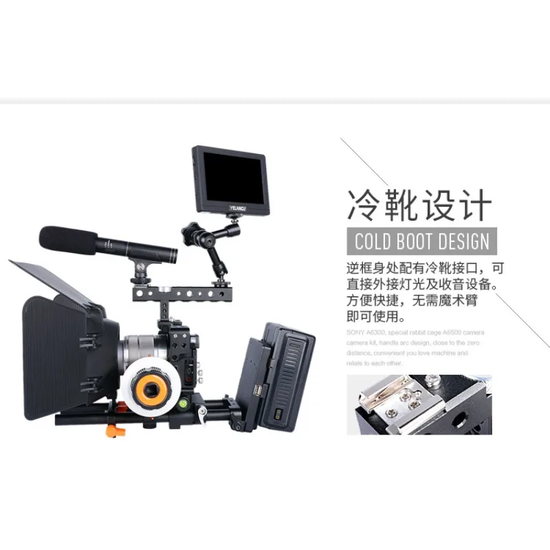 Ca6000a6300a6500a6400 kit fotocamera reflex con gabbia per conigli