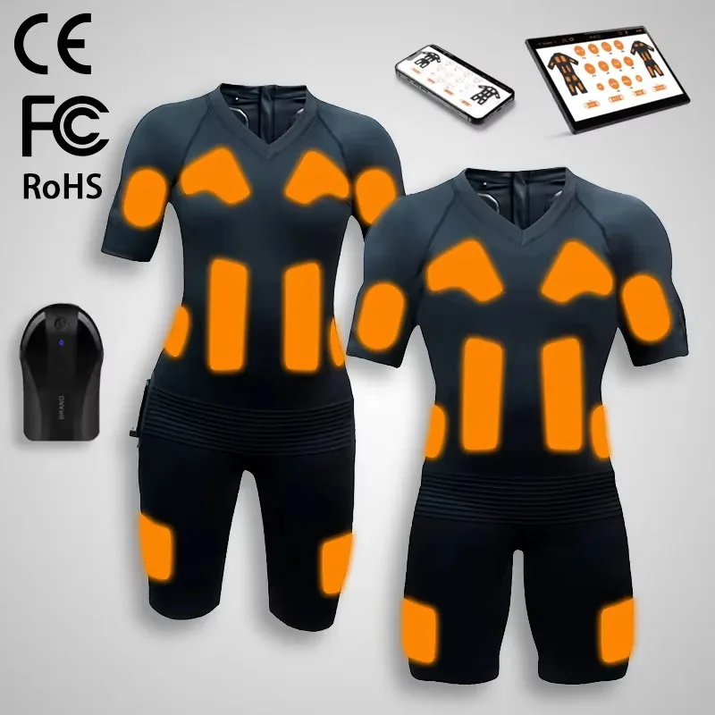 

Wireless EMS Full Body Suit with App Control 20Min Home Gym Muscle Stimulation & Fat Burn
