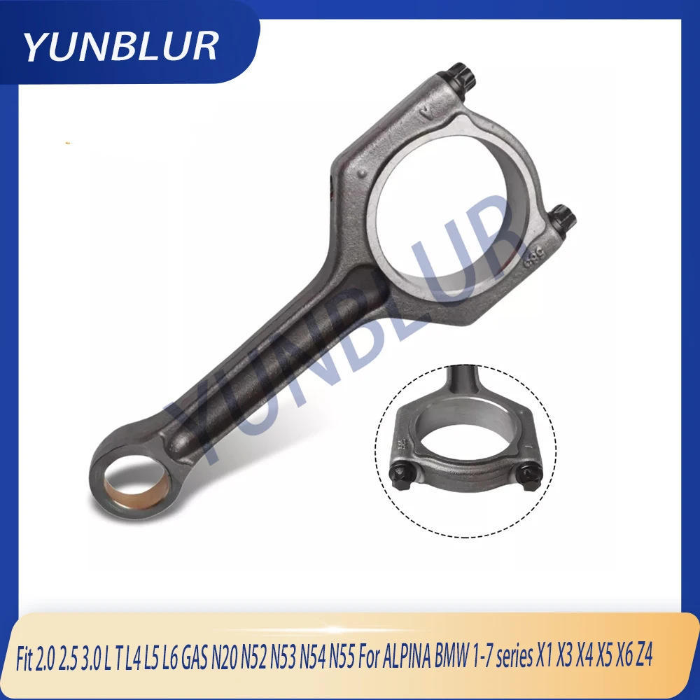 

Engine Parts Connecting Rod Kit Fit 2.0 2.5 3.0 L T L4 L5 L6 GAS N20 N52 N53 N54 N55 For ALPINA BMW 1-7 series X1 X3 X4 X5 X6 Z4
