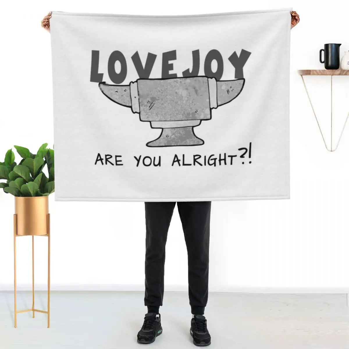 lovejoy are you alright? cool design for lovejoy fans Throw Blanket blankets and throws Decoratives Baby For Sofa Thin Blankets