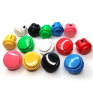 10 Buah Sakelar Tombol Tekan Permainan 30mm 24mm Pengontrol Hitbox Obsf Sanwa DIY Bagian Pinball Neo Geo Mesin Penjual Otomatis Arcade 10 bagian pinball penjualan terbaik - №