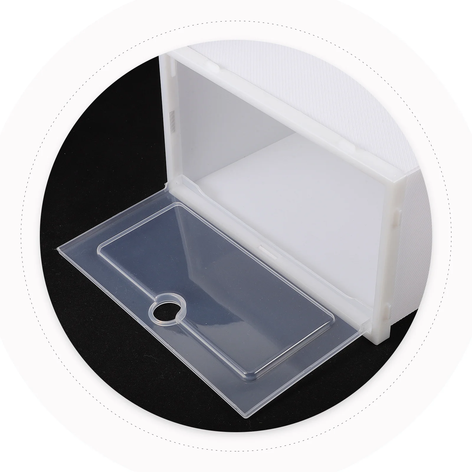 

31x20x11cm Stackable Pull Out Drawer Type Shoes Storage Organizer for Women Girls White Transparent Sides Easy Access