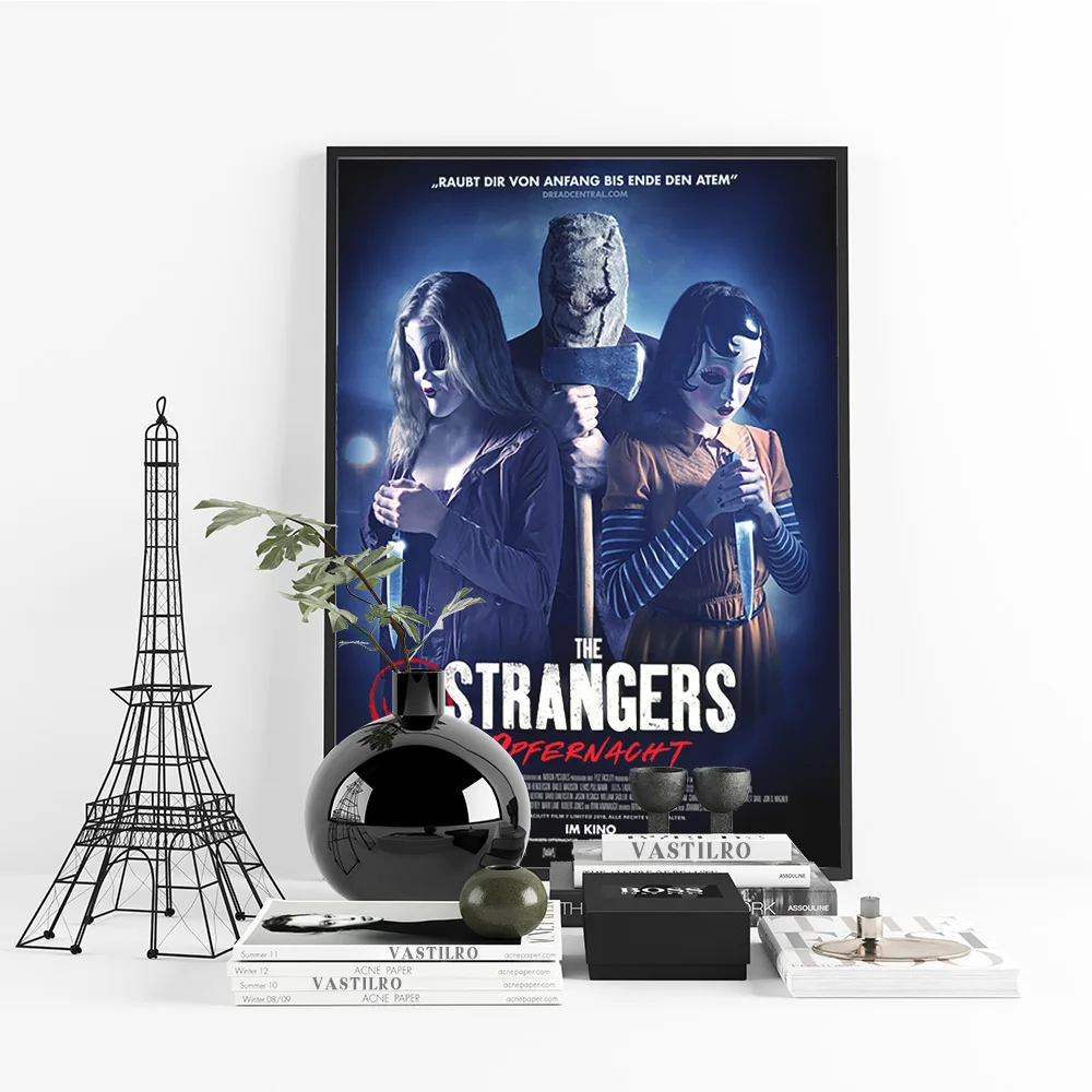 الغرباء فريسة في الليل الفيلم طباعة ملصق فني ملصقات جدار الفيلم قماش اللوحة الفيديو غرفة السينما ديكور #6