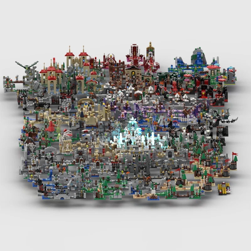 10176 Parts MOC Famous Game Series The Land Of Heroes Model Building Blocks Bricks DIY Creative Assembly Toys For Children Gifts