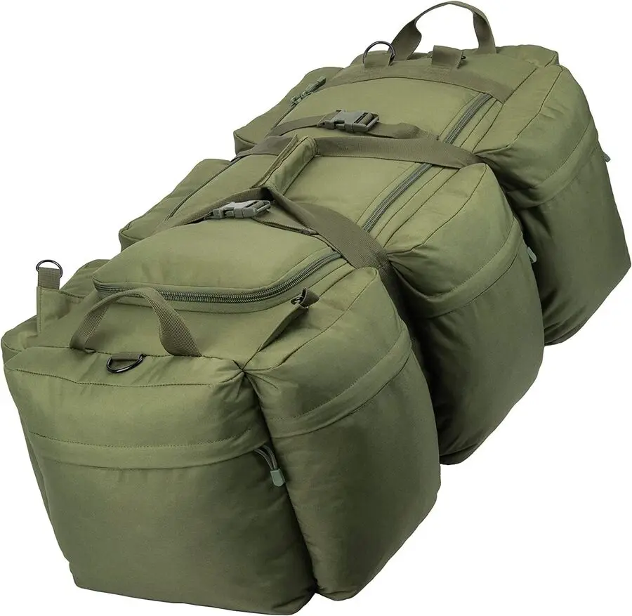 Military Duffle Bag, Extra Large, Deployment Bag, Load Out Bag, Sports Gear Bag, 105L