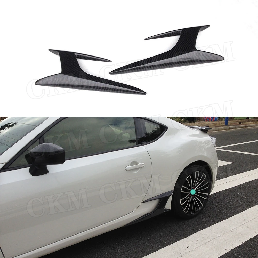 

Carbon Fiber Side Skirts Splitters Canards Auto Car Decoration Car Styling Accessories For Toyota GT86 For Subaru BRZ 2014-2016