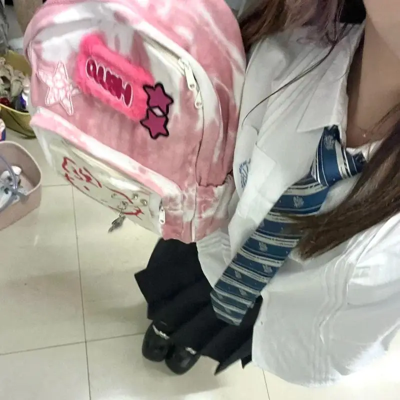 Minso-Sac à dos rétro Kawaii Y2K Dopamine Hello Kitty Cartoon, sac étudiant haute capacité, sac de loisirs mignon, cadeau de démarrage scolaire, mode