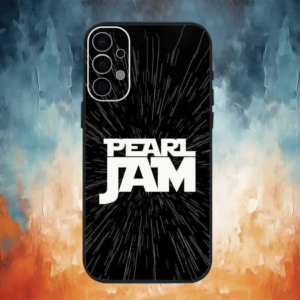 Custodia per telefono Band P-Pearl J-Jam per Samsung S25, S24, S21, S22, S23, S30, Ultra, S20, Plus, Fe, Note, 10.9,5G Cover nera