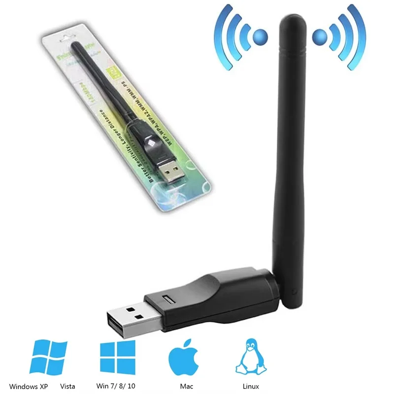 Mini USB WiFi Adapter Drahtlose Netzwerkkarte 150Mbps USB Ethernet WIFI Dongle USB Lan WiFi Drahtlose Sender PC WIFI Empfänger
