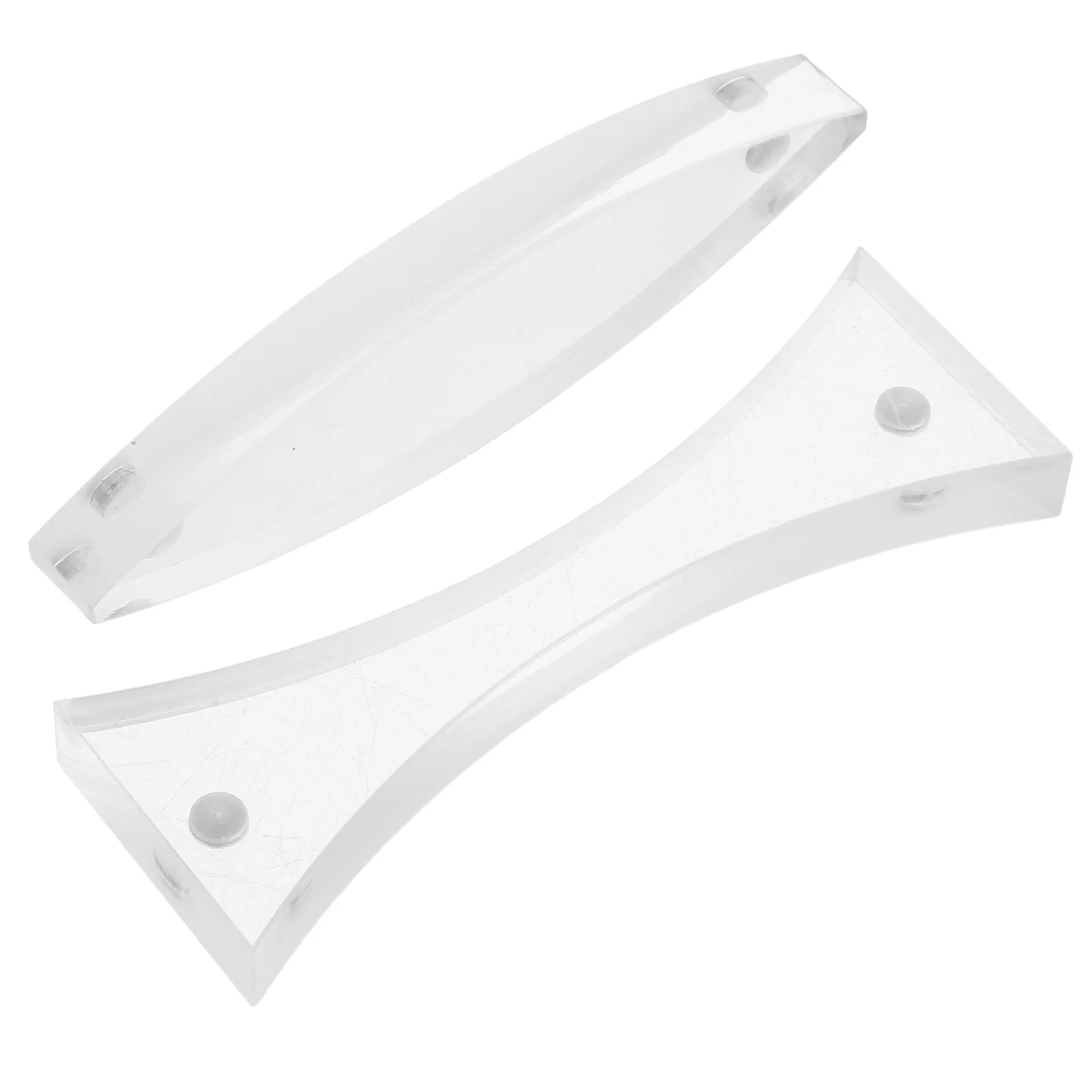 

2 Pcs Magnetic Optical Lens Concave and Convex Optics Mirror Reflector Double Experiment Supplies Acrylic Prisms Physics