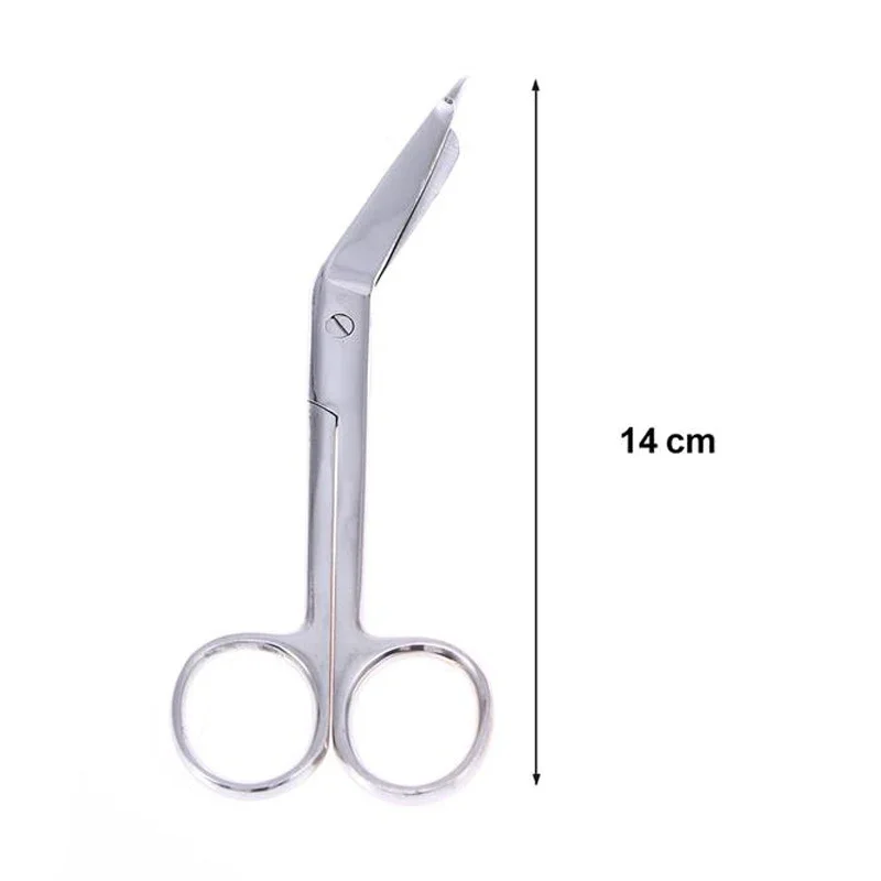 11/14CM Edelstahl Gaze Verband Schere Dressing Chirurgische Schere Haushalts Gips Schere Krankenschwester Schere – Detail 2