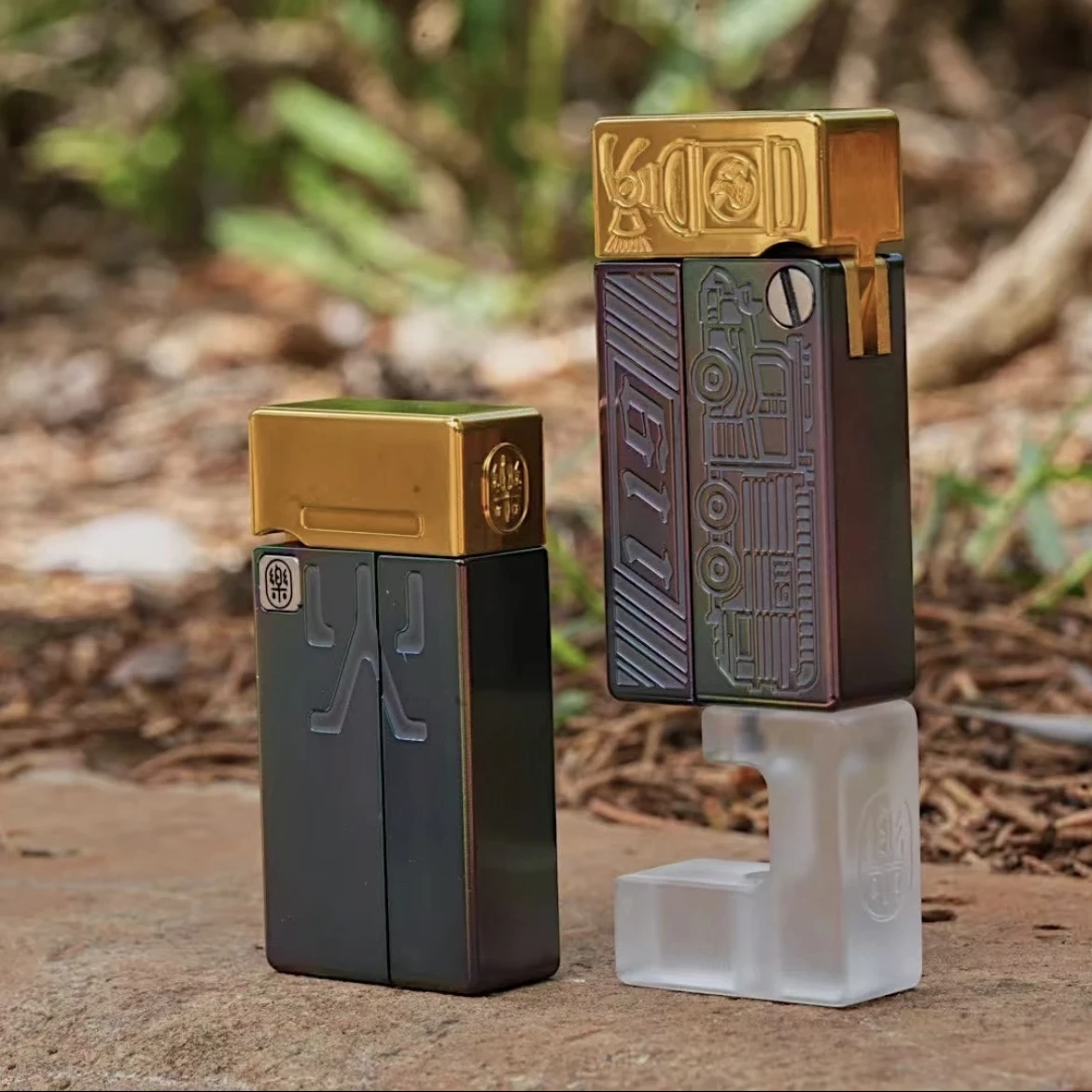 Jouets EDC Anti-Stress en alliage de Zirconium, diapason, Fidget Spinner coulissant, jouets sensoriels en métal pour tdah, outil de mise au point pour tdah