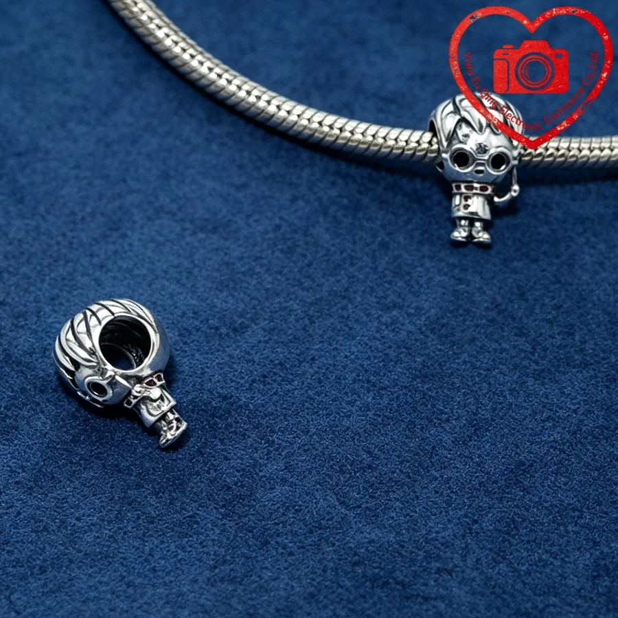 Hot Sale Fine Charm Harry Series Magic Hat Owl Snake Beads Fit Original 925 Silver Snake Bracelet DIY Fashion Women Jewelry Gift