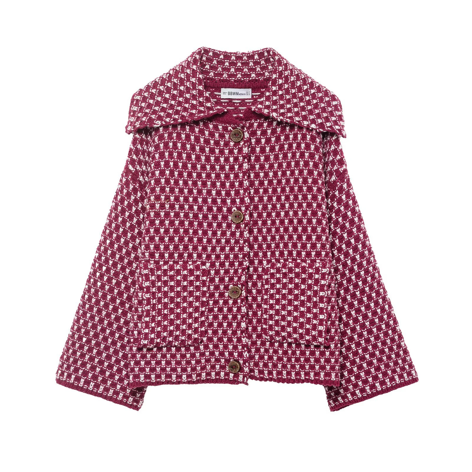 2025 Women's Korean Style Knit Cardigan - Loose Slimming Casual Temperament Jacket for Autumn Winter