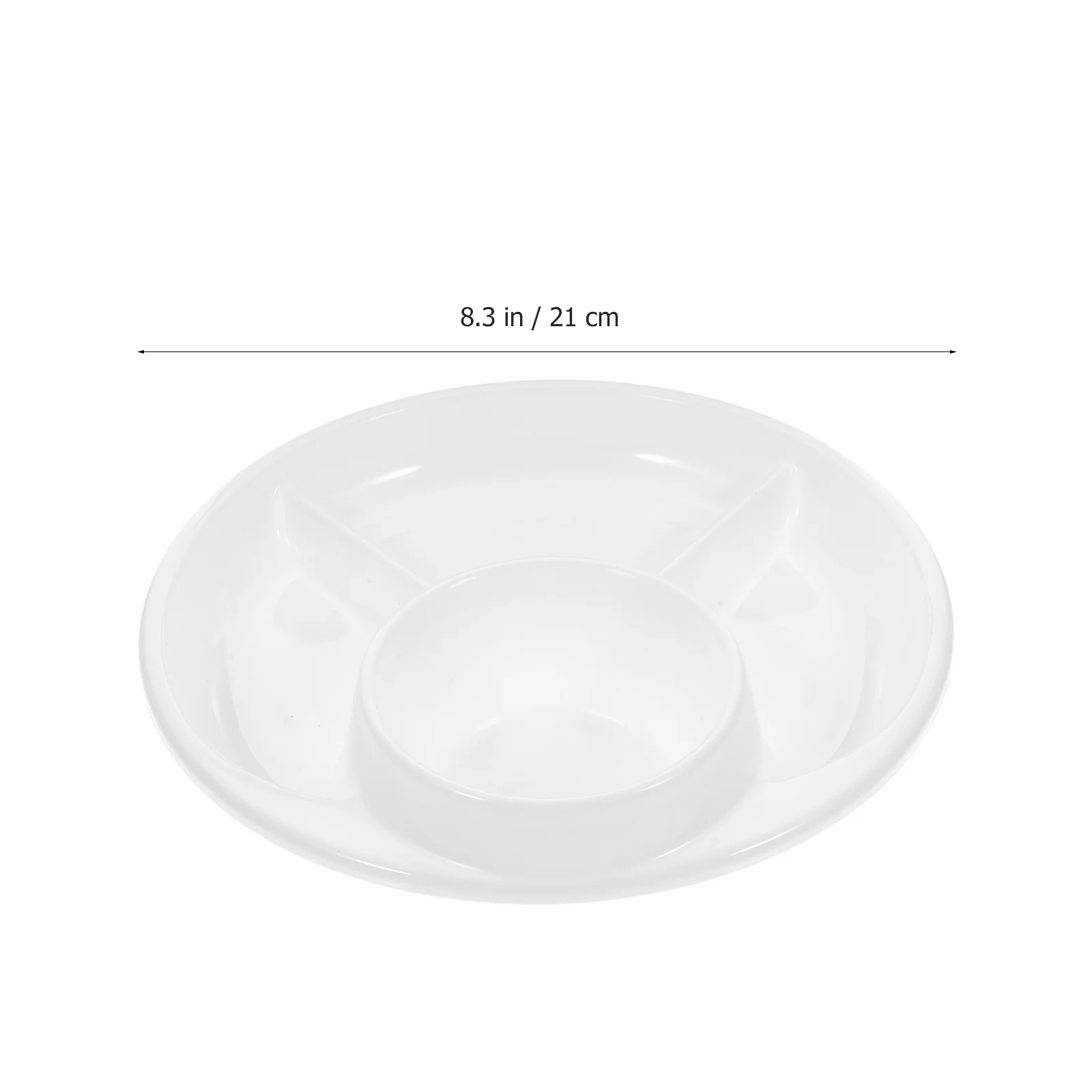 Plateau de service à compartiment, assiettes à dîner, plat sectionné pour adultes, plateaux de contrôle des portions, nourriture