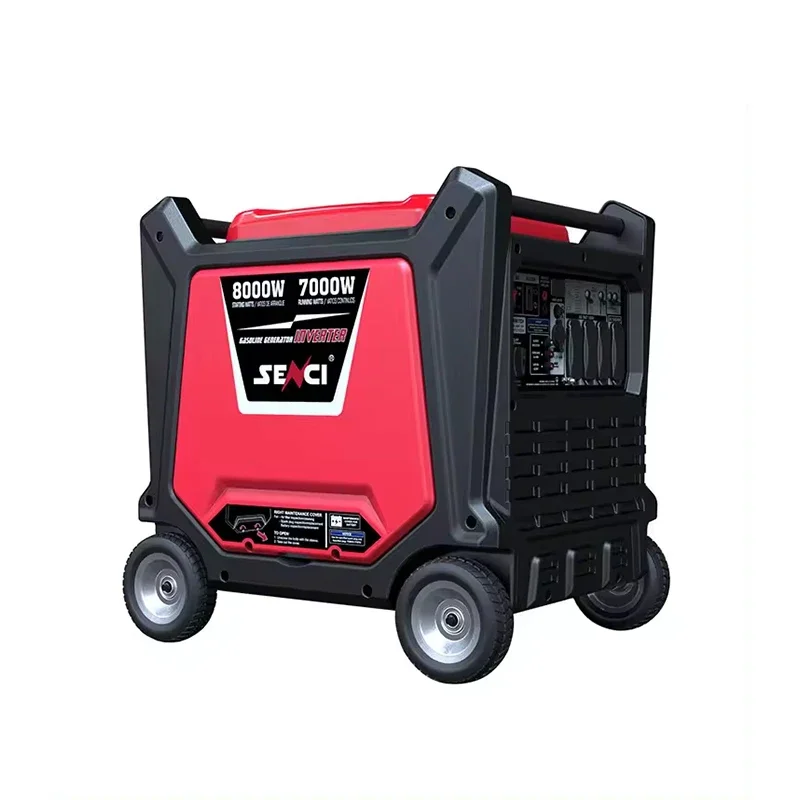 Senci 7000W Big Power Rechargeable LPG Generators Ultra Quiet Silent Inverter oline Generators With Wheels