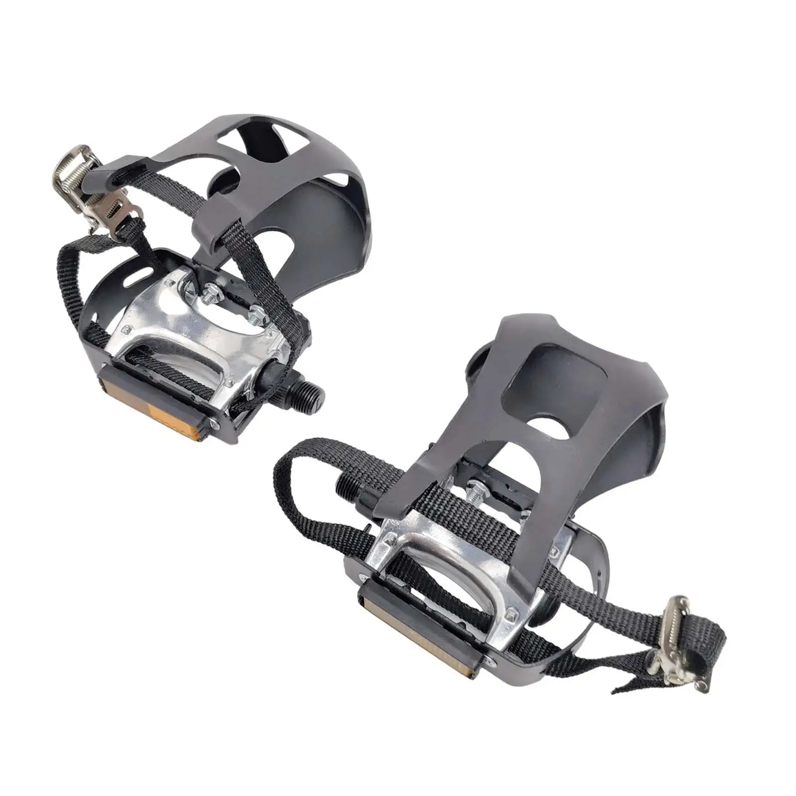 Bicycle Pedals with Clips and Straps 9/16\