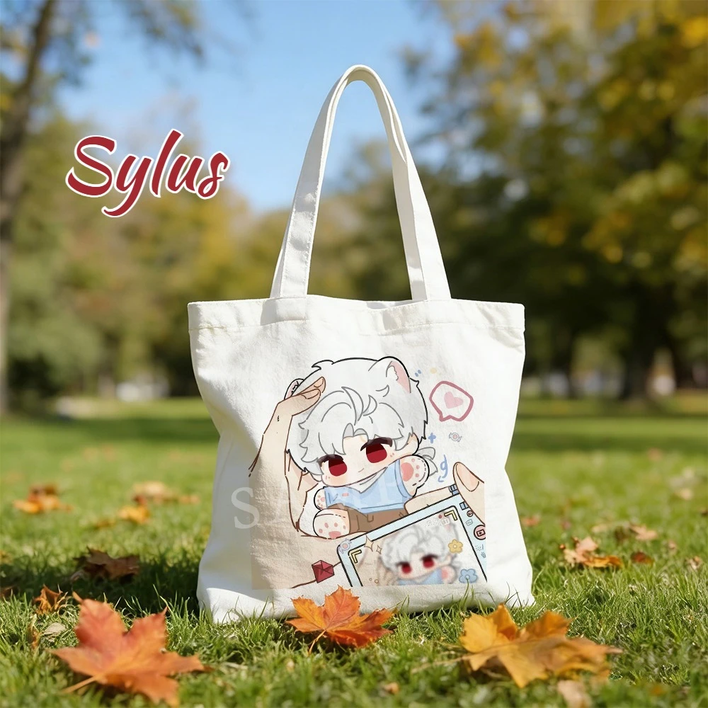 2026 Love and Deepspace Fotografie Anime Leinwandtasche Sylus Rafayel Zayne Xavier 30x35/35x40CM Cartoon Cosplay Spiel-Fan-Geschenk