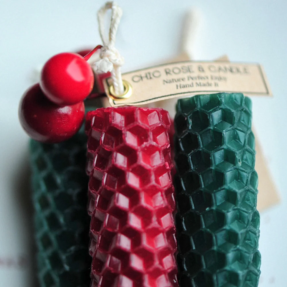 1PC Christmas Red Church,Thanksgiving,Pillar Candles,Christmas Dinner Candles Christmas Candles