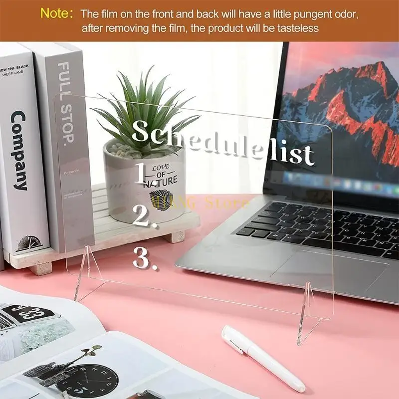 Erasable and Marker Pen Cover Flyer Document Paper Display Stand Home Message Board Family Holiday Records Decoration best sale