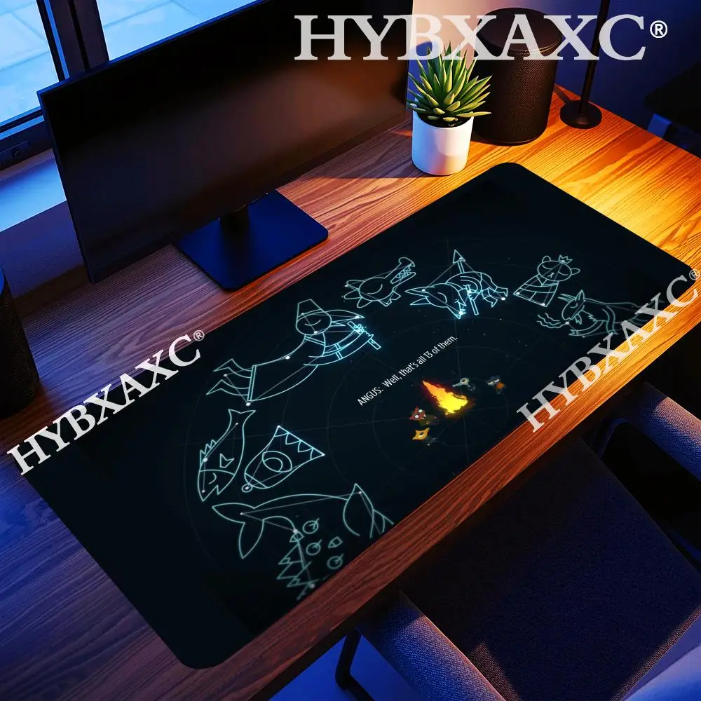

HYBXAXC Night in the Woods Mouse Pad Durable Rubber Mouse Pad with Anti-Slip Base, Ideal for Daily Office Work and Gaming