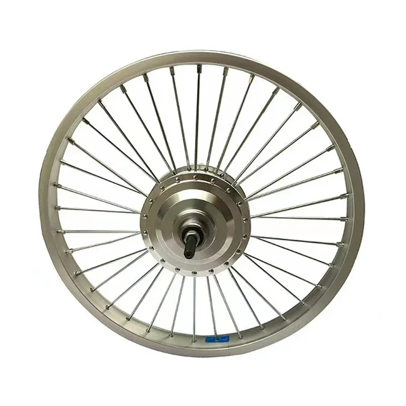 20 Inch 36V 48V 350W 500W Brushless Geared Disc Expansion Drum Brake Rear Wheel Spoke Hub Motor For Electric Bicycle Ebike