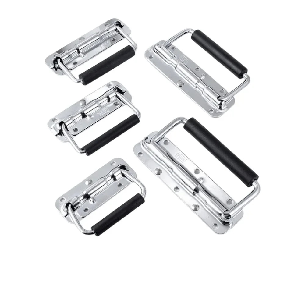 For Durable 304 Stainless Steel Spring Pull Handle with Automatic Rebound for Tool Boxes Cabinets Doors Practical and Reliable