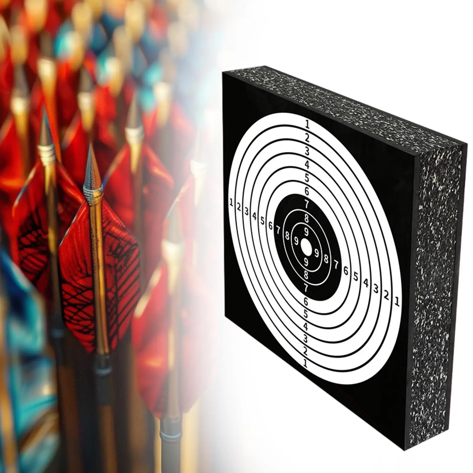 

EVA Arrow Target Training Target High Density Lightweight Men Women Practice Target Archery Target for Outside Indoor Outdoor