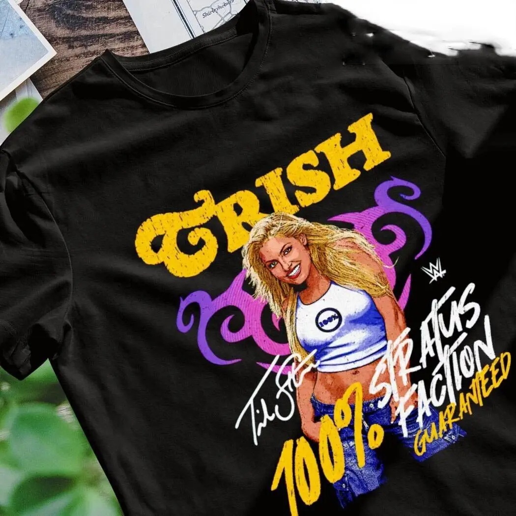 Trish Stratus Stratusfaction guaranteed T-Shirt Cotton Tee All Size S-4XL MO351