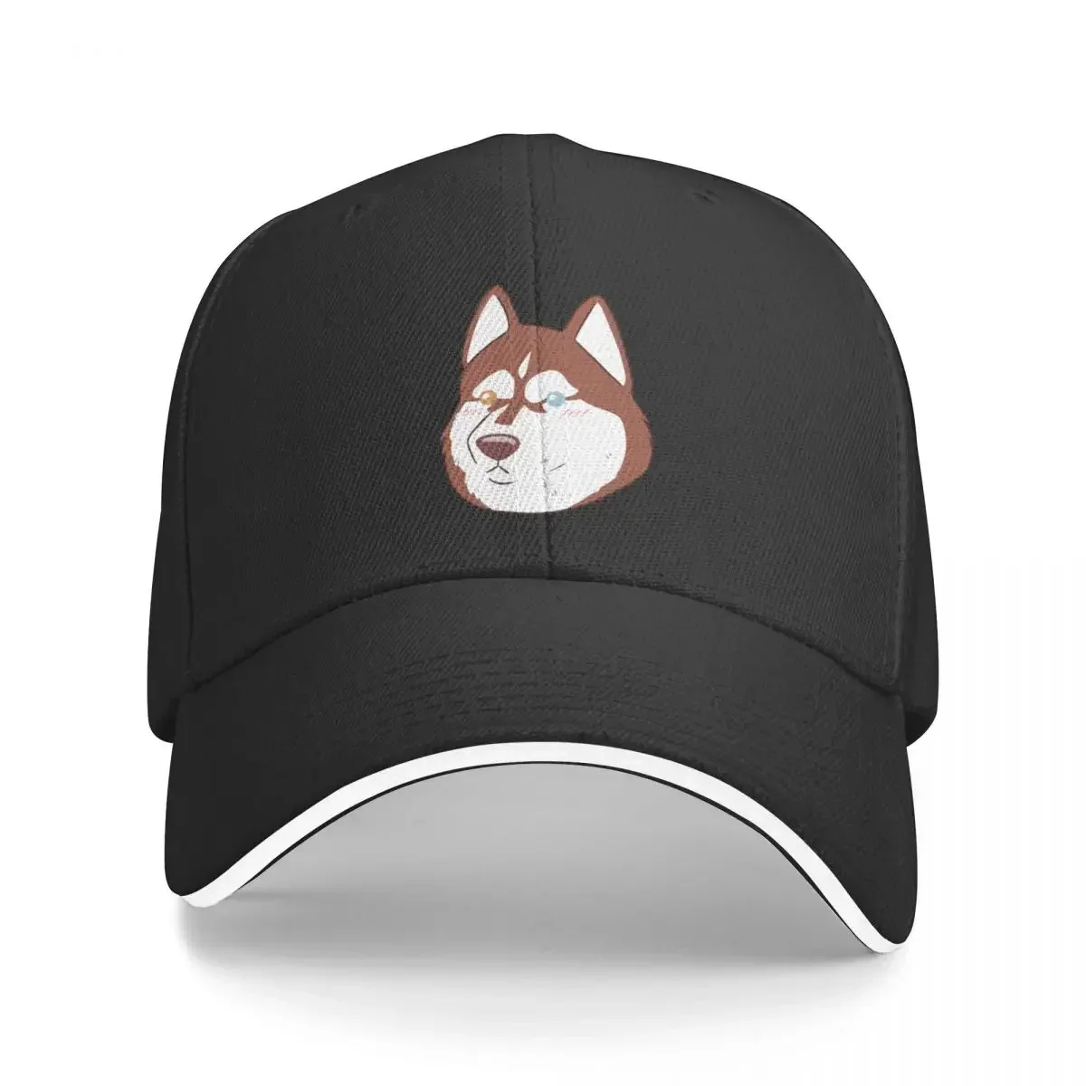 

Cute cartoon Red siberian husky dog face Baseball Cap birthday Wild Ball Hat Mens Women's