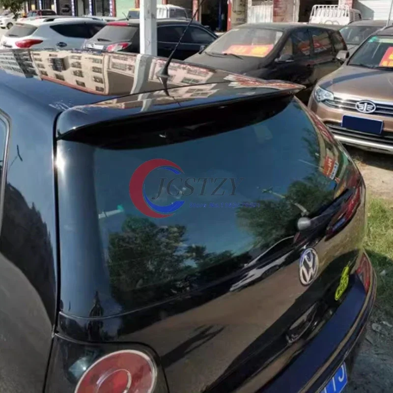 For VW Polo 4 MK4 9N 9N3 Car Rear Roof Spoiler 2003 To 2008 Wing Tuning Top SplitterTuning Exterior Auto Accessories view 3