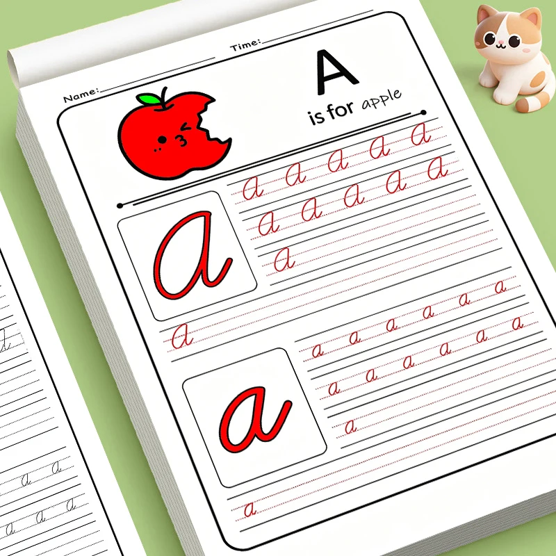 Cursive Handwriting Workbook for Beginners, A-Z Cursive Alphabet, Common Words & Simple Sentence Tracing Practice Workbook