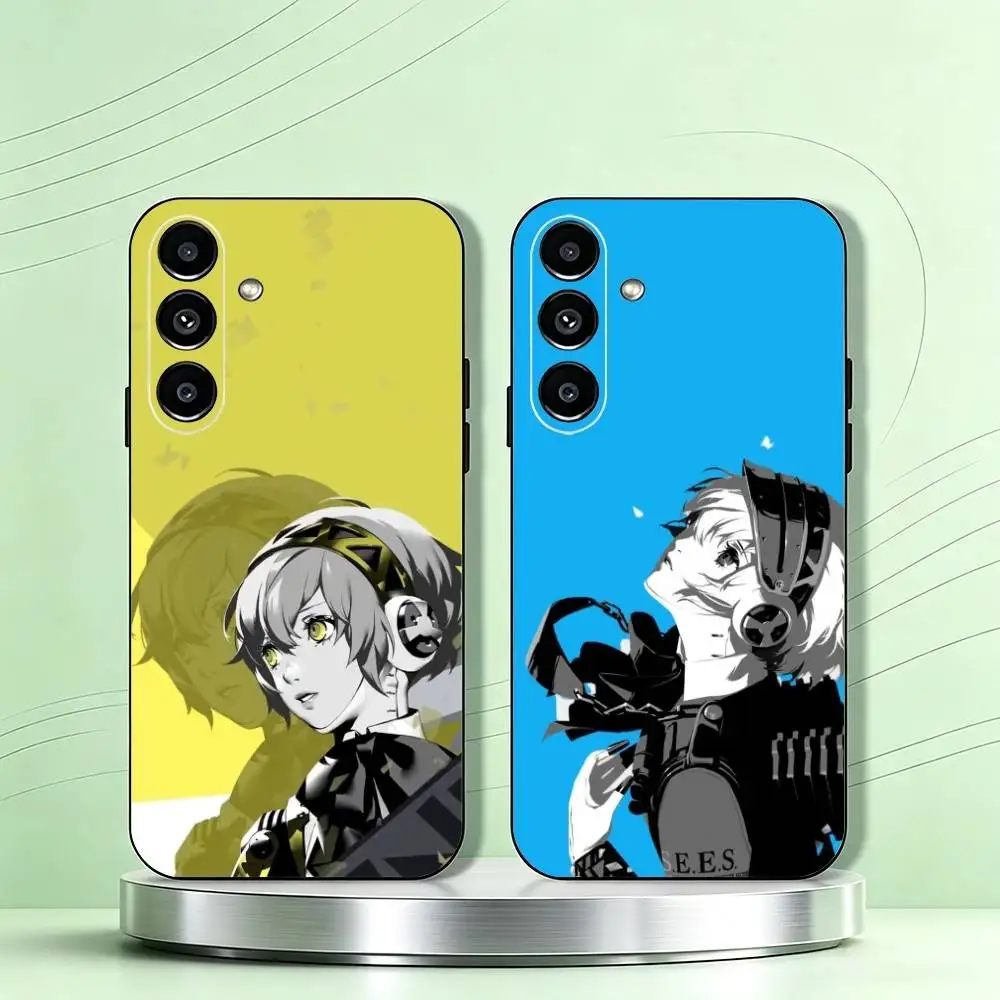 Aegis P3 Game Persona 3  Phone Case For Samsung Galaxy A73,A72,A71,A70,A53,A52,A51,Soft Silicone Black Cover Gift