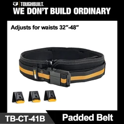 TOUGHBUILT Construction Quick-Hang Belt Protector Adjusts for Waists 32″-48″ Padded Belt TB-CT-41B