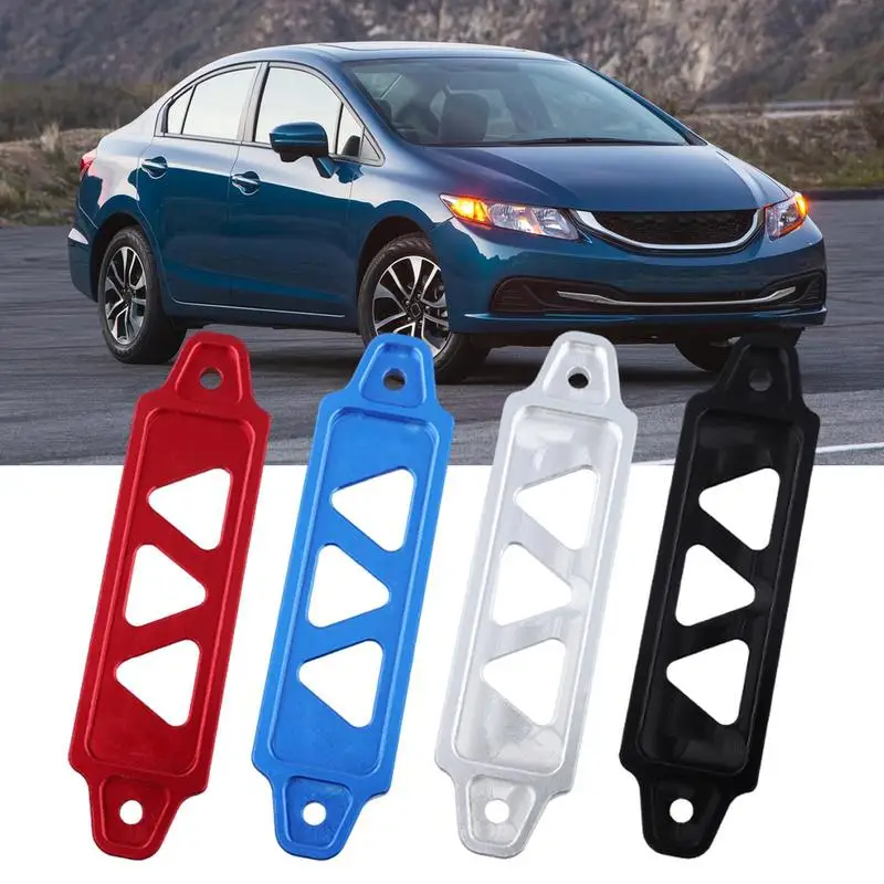 

Battery Bracket Battery Tie Down Mount Bracket Triangular Design Clamp Aluminum Alloy Tray For Automobile Trailer RV Truck