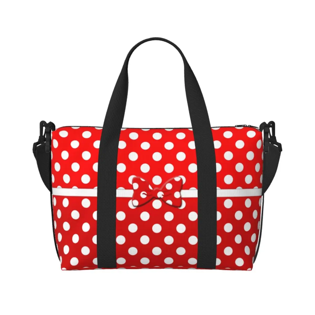 

Custom Large Minnie Anime Mickey Mouse Cartoon Tote Bag for Women Shoulder Shopping Beach Gym Travel Bag