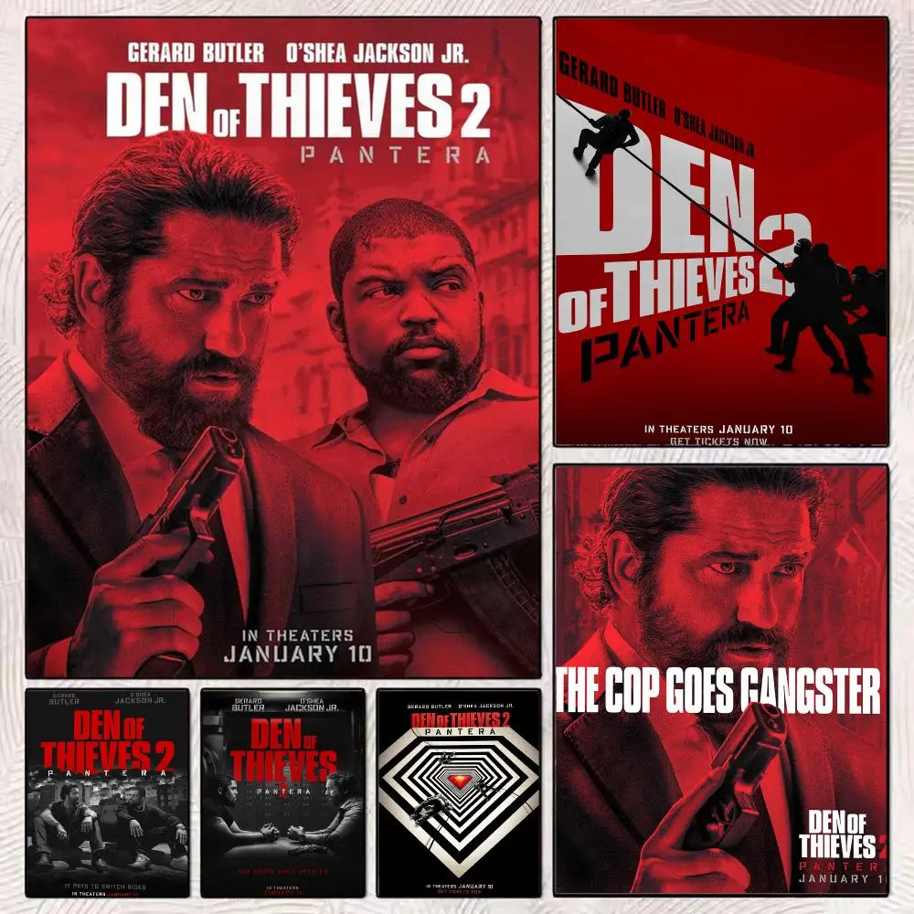 Movie D-Den of Thieves 2 Pantera Poster PP Wall Decor Posters Celebrity Art Prints Aesthetic Wall Art Bedroom Office Home Gift