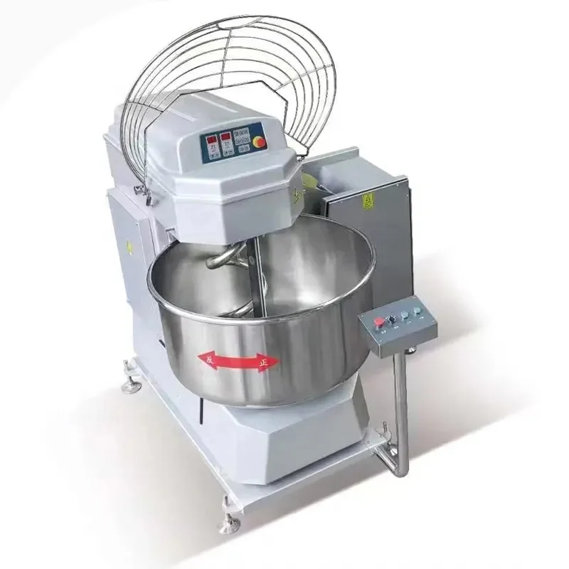 Premium Quality Horizontal Dough Mixer China Factory Supply Trpping Dough Mixer High Speed Spiral Dough Mixer