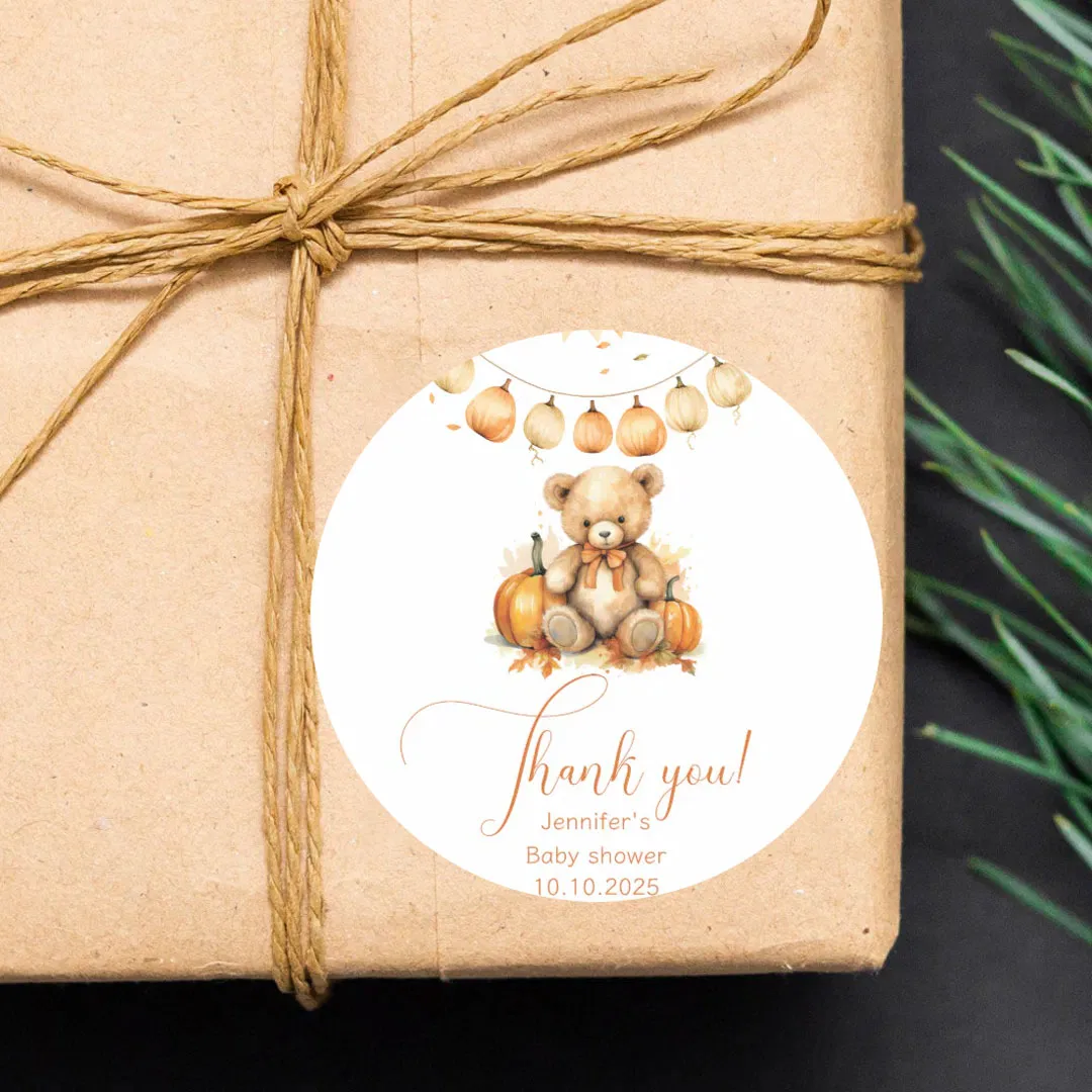 90pcs Custom Personalized Name and Birthday Stickers (For Baptism, Parties, and Gift Wrapping)