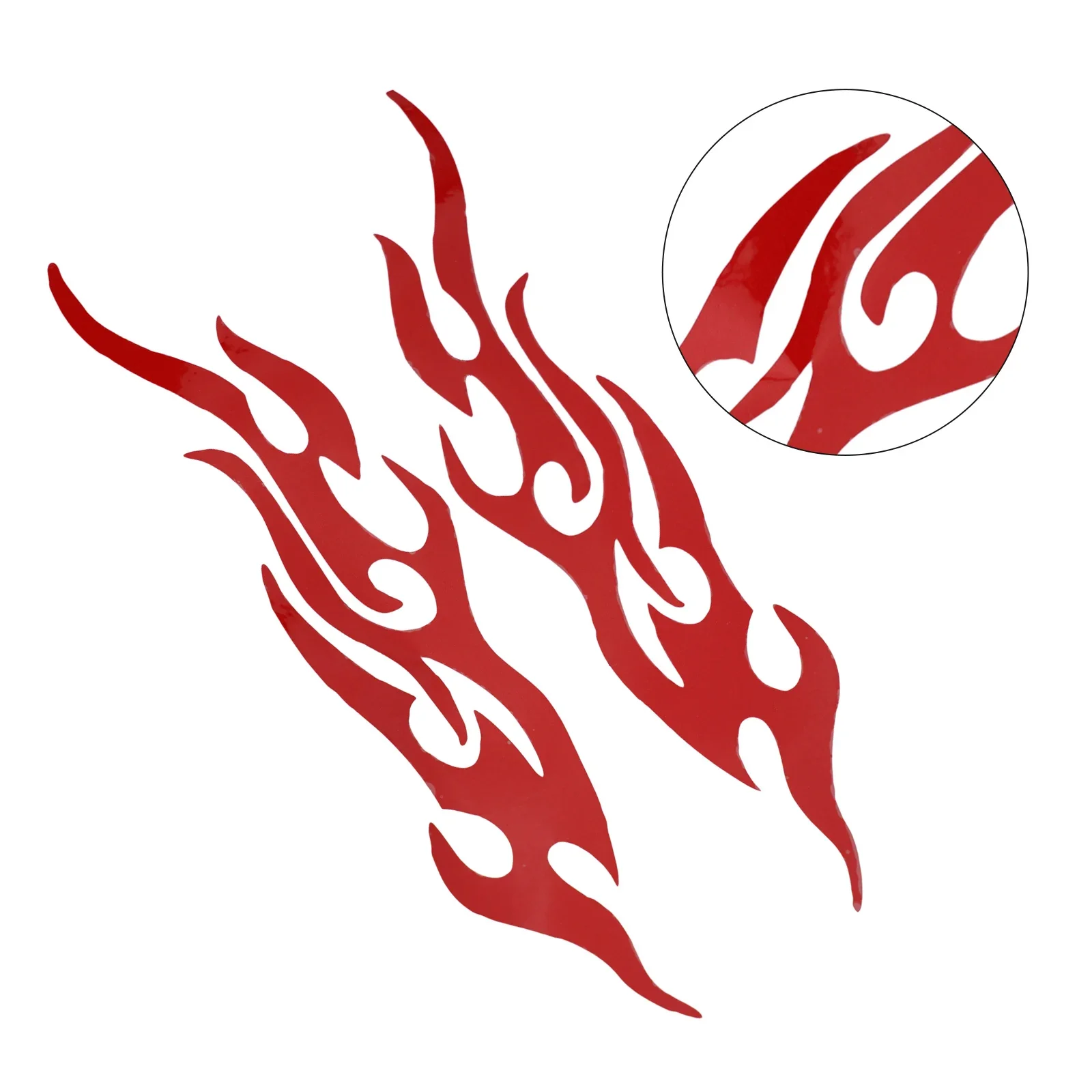 DIY Flame Moto Sticker Waterproof For Car Motorcycle Gas Tank Fende Flame Decal 19CM Flame Assembly Fire Totem for Car Truck SUV