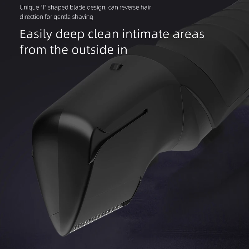 Resuxi New Men's Electric Body Hair Trimmer Multi Functional 3 in 1 Hair Clipper Shaver Set IPX5 Full Body Water Wash Clipper