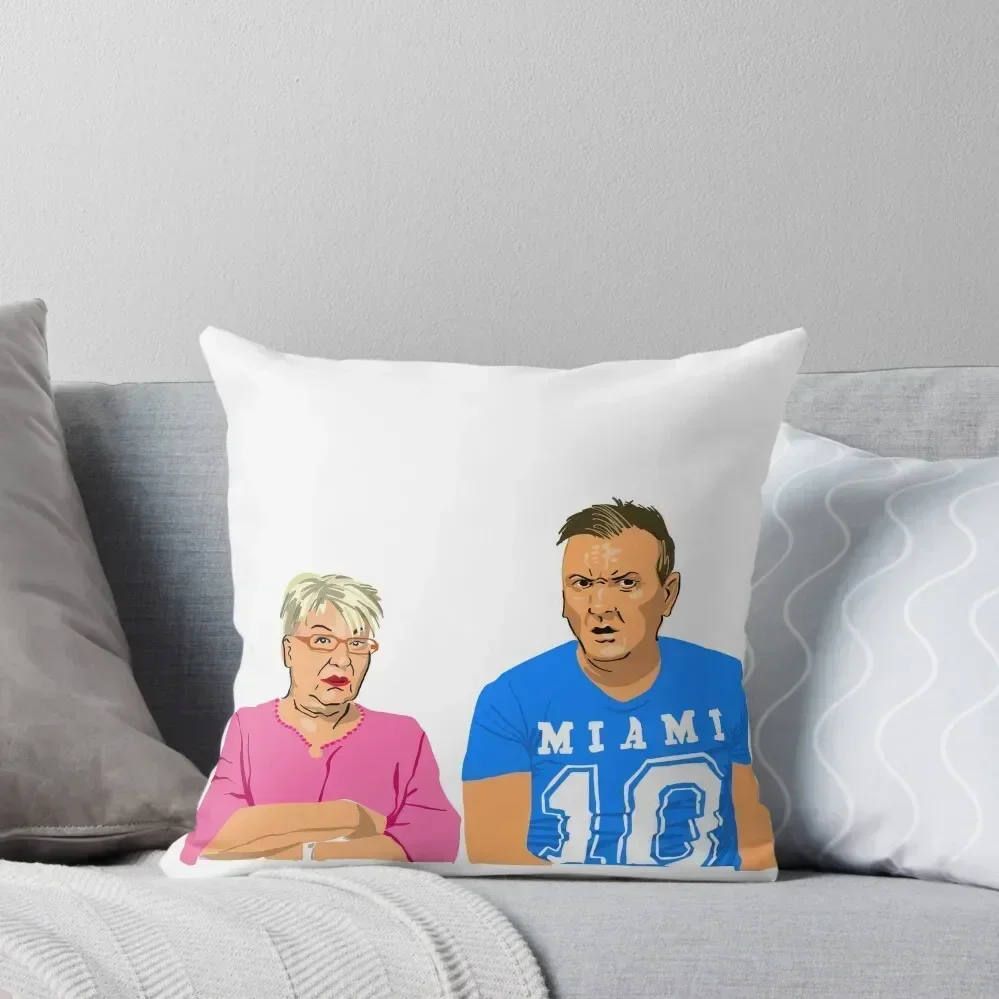 Jenny and lee gogglebox Throw Pillow christmas decorations 2025 Pillow Covers Decorative Luxury Pillow Cover