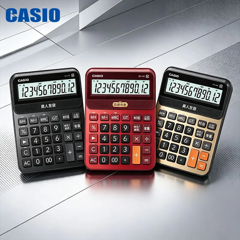 CasioGY/DY-120 Long-Lasting Battery Business Calculator - Office Desktop Accounting Calculator