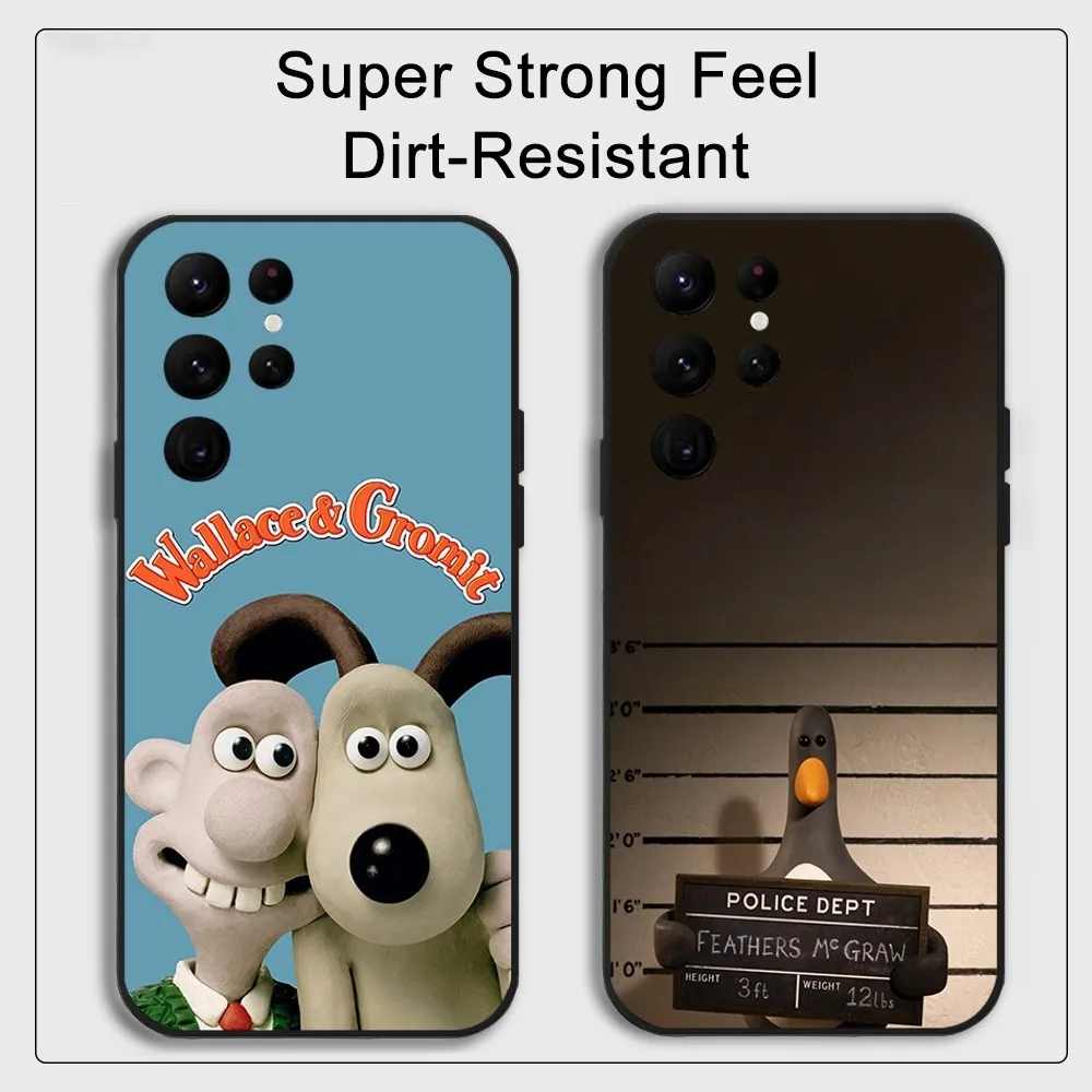 W-WallaceS cute G-Gromit Phone Case  Samsung S series s20 s21 s22 s23 s24 FE Plus Ultra TPU Soft to Skin-friendly case