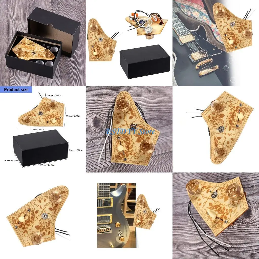 

G6DE Practical Guitar Electronics Upgrade Set 3 Way Switches Coil Splitting Capability